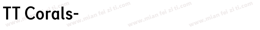 TT Corals字体转换